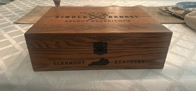Knob Creek Single Barrel Select Experience Wooden Box Clermont Kentucky Display