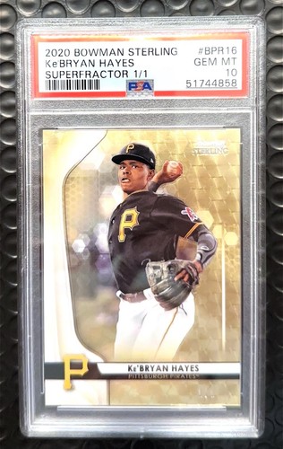 2020 Topps Bowman Sterling #BPR16 Ke'Bryan Hayes RC Superfractor 1/1 PSA 10