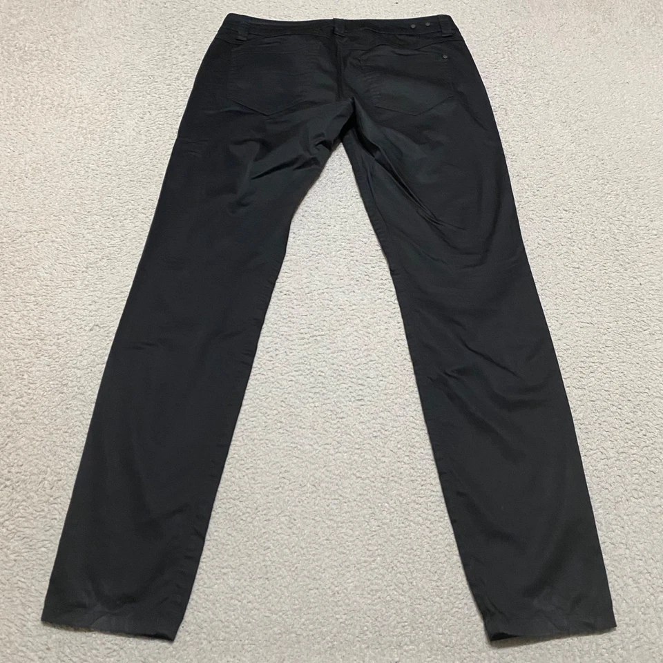 Cabi Pants Womens sz 6 Black Sateen Bree Skinny Style 798 Stretch Cotton - Image 2 of 4
