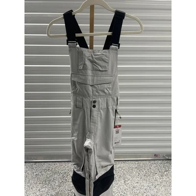 Obermeyer Kids Carver Bib Pant, Stone, Snow Ski Snowboard, Size M