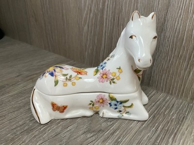 Aynsley Cottage Garten Pferd Schmuck Top Zustand
