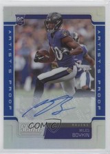 2019 Panini Chronicles Artist's Proof Signatures 15/35 Miles Boykin Auto yj4