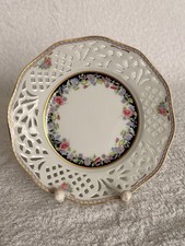 Nachlass: kleiner Teller Schumann Arzberg durchbrochener Goldrand