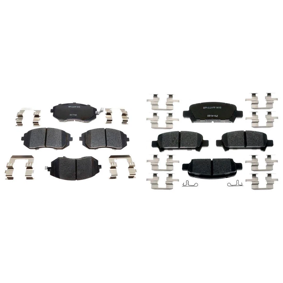 Pastilhas de freio dianteiras e traseiras de cerâmica para 2006 2005 2004 2003 Subaru Baja R-Line - Imagem 4 de 4