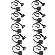 -A9 OBD II OBD2 16 Pin Splitter Extension 1x Male and 2X Female 10 Pack