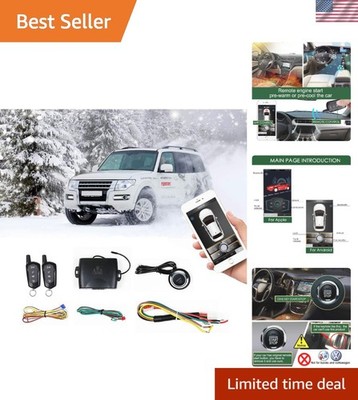 One Key Start and Remote Engine Start for Most DC12V Cars - Ultimate Convenience
