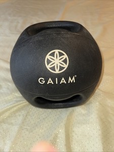 Gaiam Ball dual grip medicine ball 8 pounds.      #2099