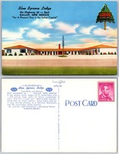 Blue Spruce Lodge Gallup New Mexico Postcard