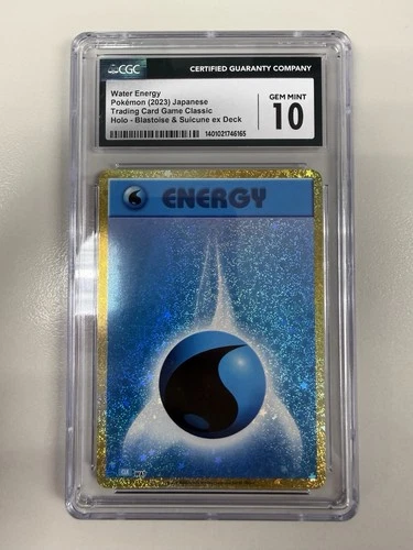2023 Pokémon Japanese Classic Blastoise & Suicune Ex Deck Water Cgc 10 Gem Mint
