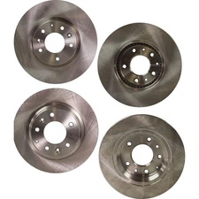 Front and Rear Disc Brake Rotors For 2006-2010 Ford Fusion Built Up to 11/2009