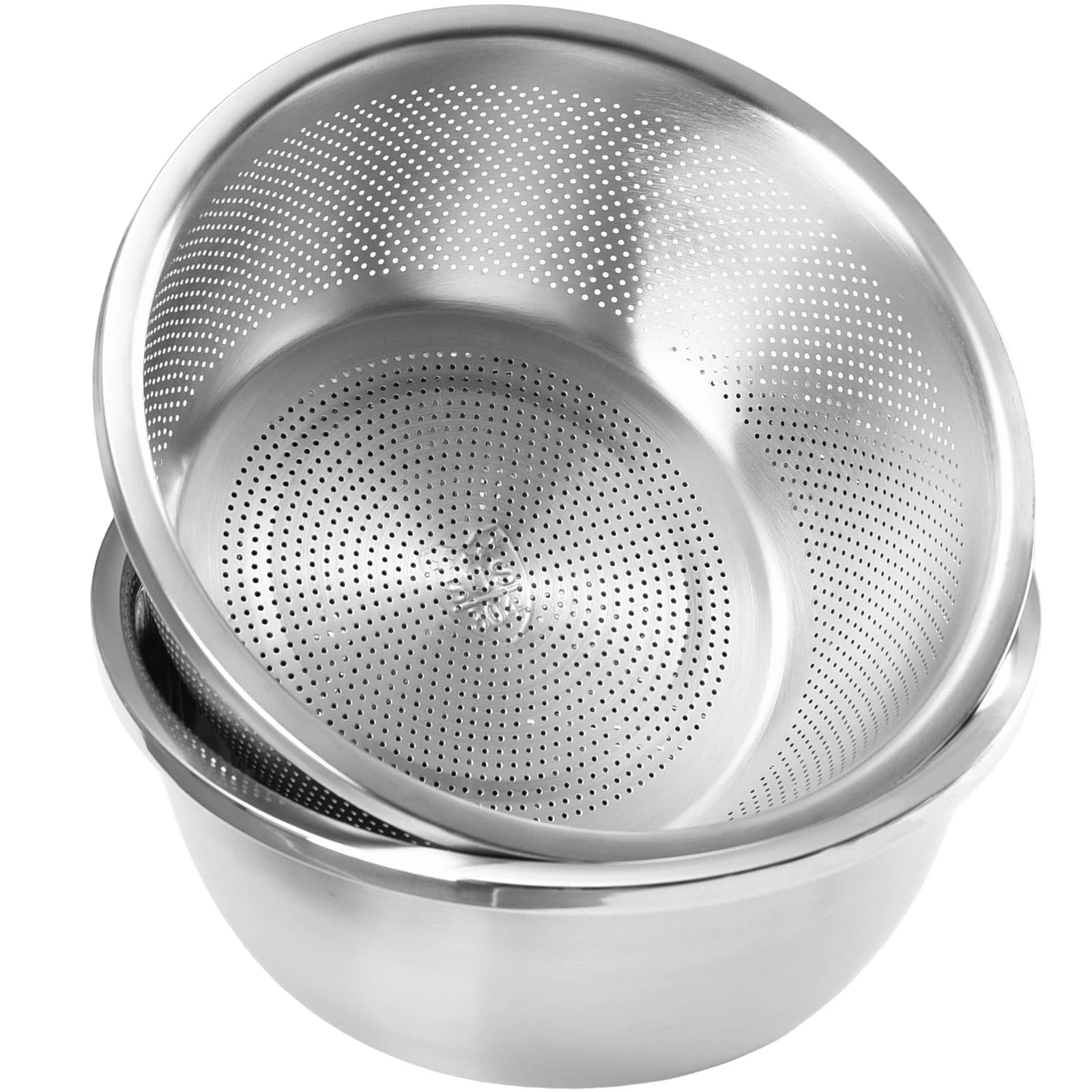 Colander and Bowl Set 3.1QT (2-in-1) - Thickened 304 Stainless Steel Kitchen ...
Opens in a new wind