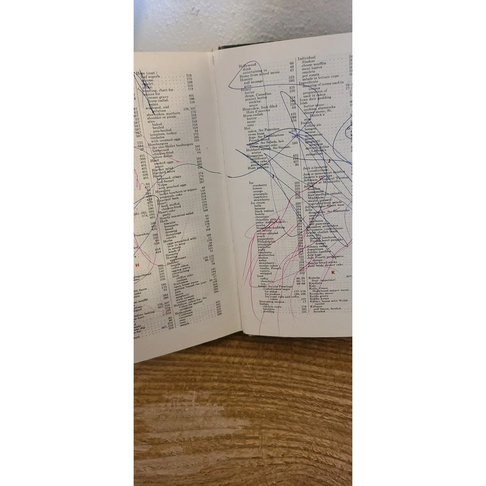 Libro de cocina con imágenes Betty Crockers segunda edición 1956 ilustraciones artísticas MCM vintage Foto 4 de 4