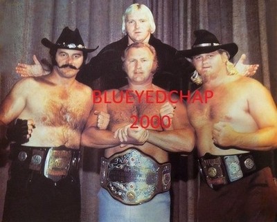 LANZA-HEENAN-BOCKWINKLE & DUNCUM WRESTLER 8 X 10 WRESTLING PHOTO AWA