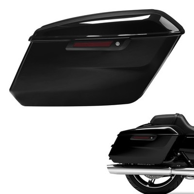 Hard Saddlebags Fit For Harley Touring Street Road Glide 2023-2025 Vivid Black