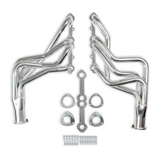 Flowtech Exhaust Silver Ceramic Long Tube Header For 64-74 Small Block Chevy Flowtech Exhaust Silver Ceramic Long Tube Header For 64-74 Small Block Chevy