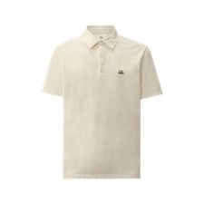 C.P. Company Collar Short Sleeve T-Shirt Ivory 25SS