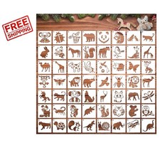 56 Stunning Animal Stencils - Versatile Reusable Crafts for Every Occasion