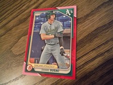 DANIEL SUSAC - 2024 Bowman prospect FUSCHIA card (#/ 299 ) Oakland Athletics
