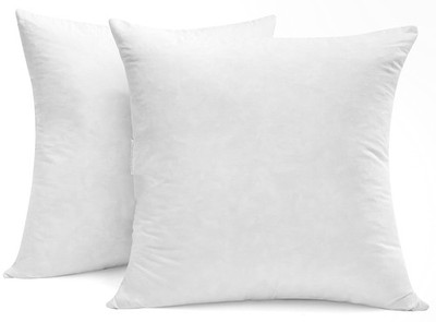 Luxury Goose Down Feather Pillow Inserts - 22x22IN, Double Layered Down-Proof...