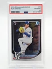 ROKI SASAKI 2025 BOWMAN CHROME ROOKIE #12 BASEBALL DODGERS PSA 10 Q1991