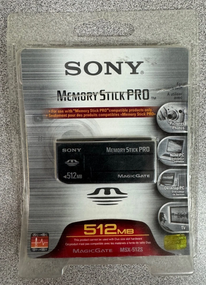 Sony 512 MB Memory Stick PRO Camera Memory Cards for sale | eBay