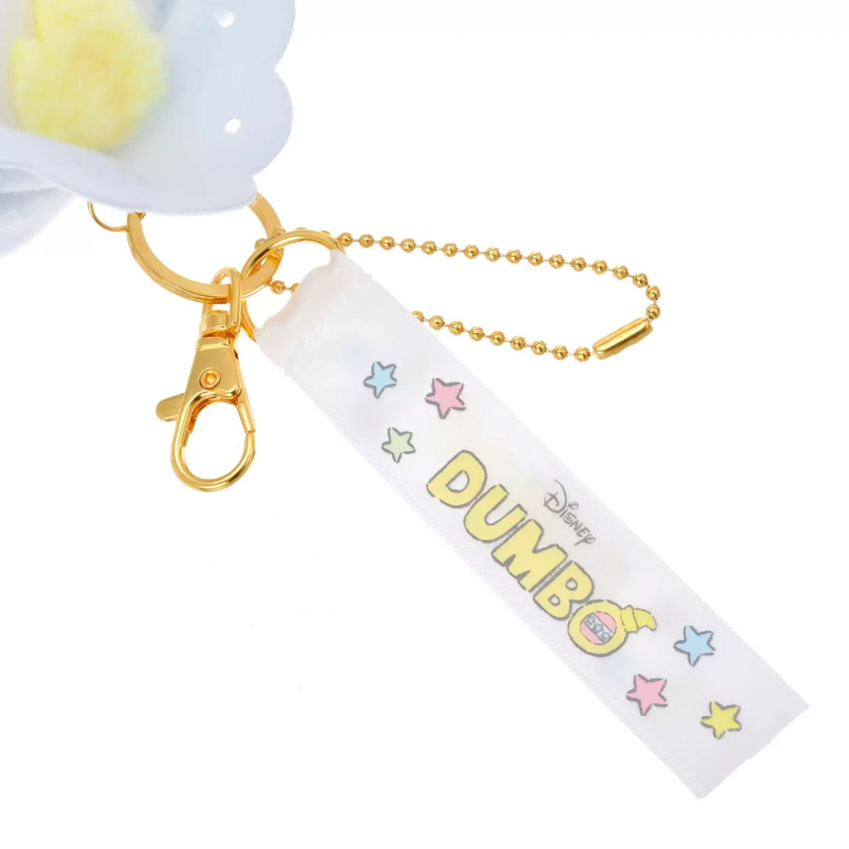 Disney Store Dumbo clown keychain mascot Plush Illustrated