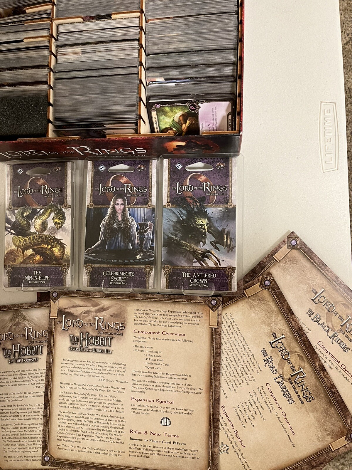 The Lord of the Rings Card Game LCG Cycle 14 & 2 Hobbit + 2 Fellowship