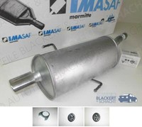 Imasaf ESD Auspuff Endtopf + Anbauteile für Alfa 156 + SW 1.6 1.8 2.0 16V + T.S.