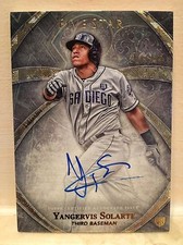 2014 Topps Five Star Yangervis Solarte RC On Card Auto 299/499 Padres