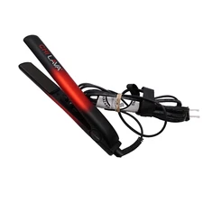 CHI Lava 1" Volcanic Lava Ceramic Hairstyling Flat Iron Black GF8269 WORKS GREAT