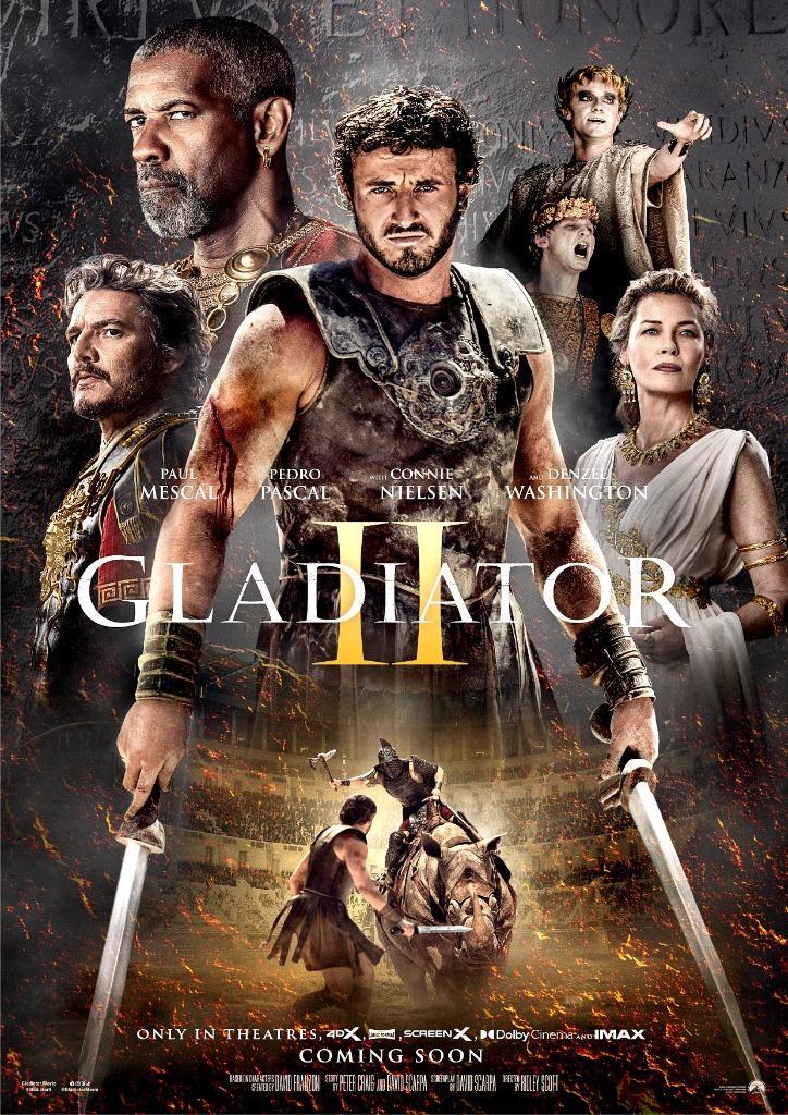 Gladiator 2 Teaser Movie Poster A5 A4 A3 A2 A1 | eBay UK