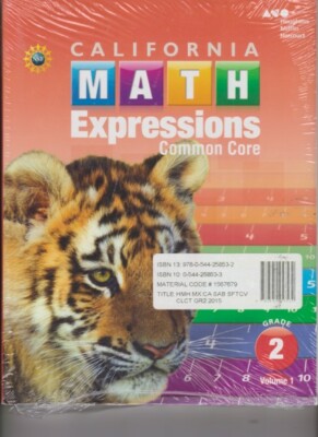 California Math Expressions Common Core Grade 2 Volume 1 & 2 (1567679 ...