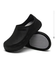 Oil Resistant Work Shoes Non Slip Shoes Cushion Chef Shoes Safety Water Kitchen