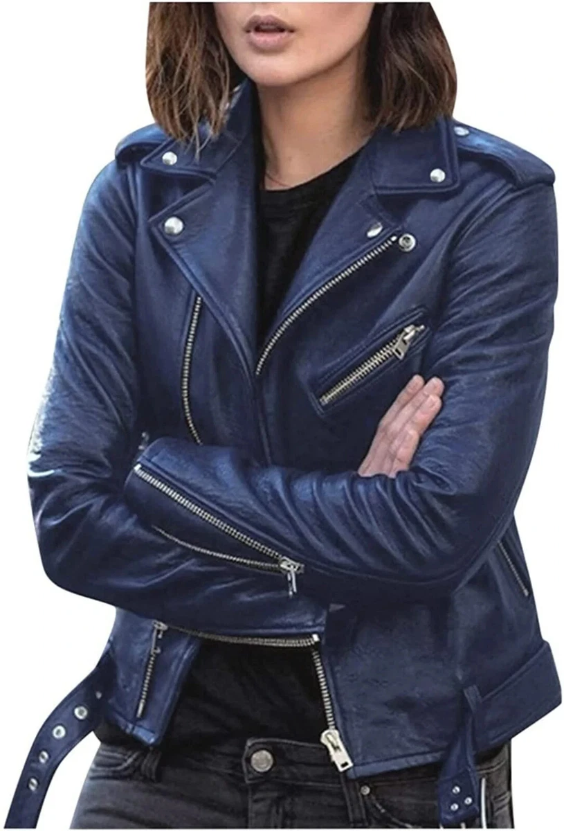 Old Navy Women's Belted Biker Jacket