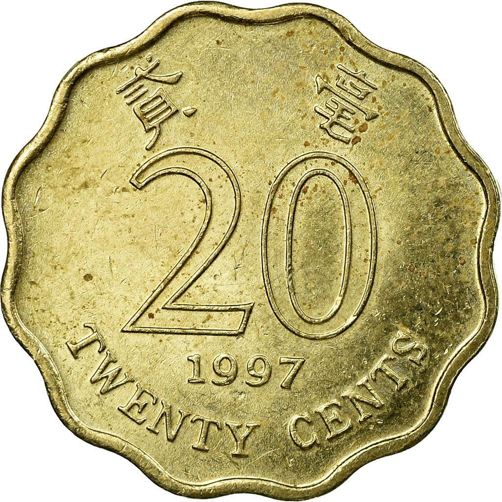 3988【香港】20セント　硬貨　コイン　古銭　100枚セット 香港 20セントの値段と価格推移は？｜6件の売買データから香港
