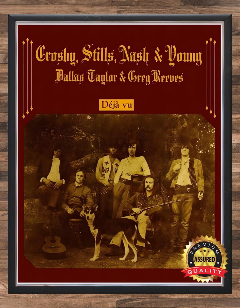 Crosby, Stills, Nash & Young - Deja Vu - Metal Sign 11 x 14 | eBay