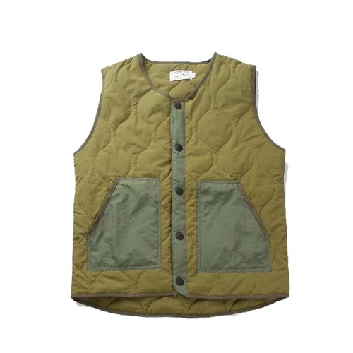 Mens Quilted Liner Vest Military Style Japanese Urban Outdoor Unisex coats - Bild 9 von 15