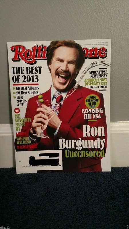 Rolling Stone magazine #1198/1199 Dec 2013 / Jan 2014 Ron Burgundy Will Ferrell