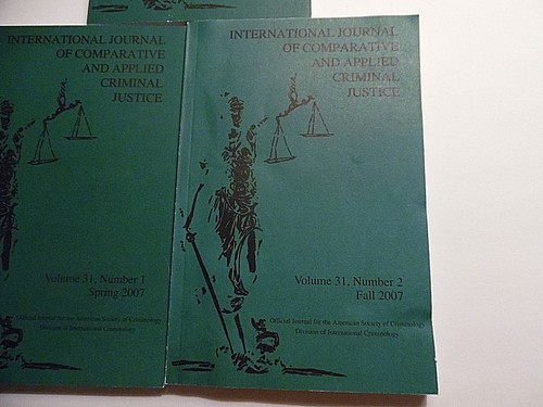 International Journal of Comparative and Applied Criminal Justice, PB 2006/2007 - Picture 4 of 11