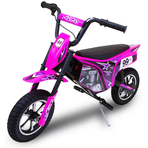 Red/Blue 24V Electric Dirt Bike, Ride on Toy Motorcycle for Kids and Teens