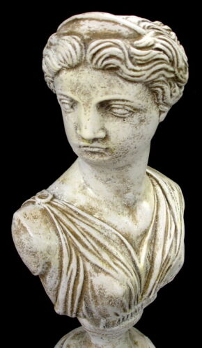 Vintage antike Oberfläche griechische Büste der Artemis Kunst Statue Skulptur Wohnkultur - Bild 6 von 8