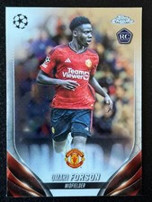 Topps 23-24 Chrome UEFA Club Competitions Manchester United Omari Forson Rookie