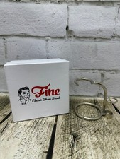 Fine Classic Shave Stand Stainless Steel Holder for Shaving Brushes and Razors