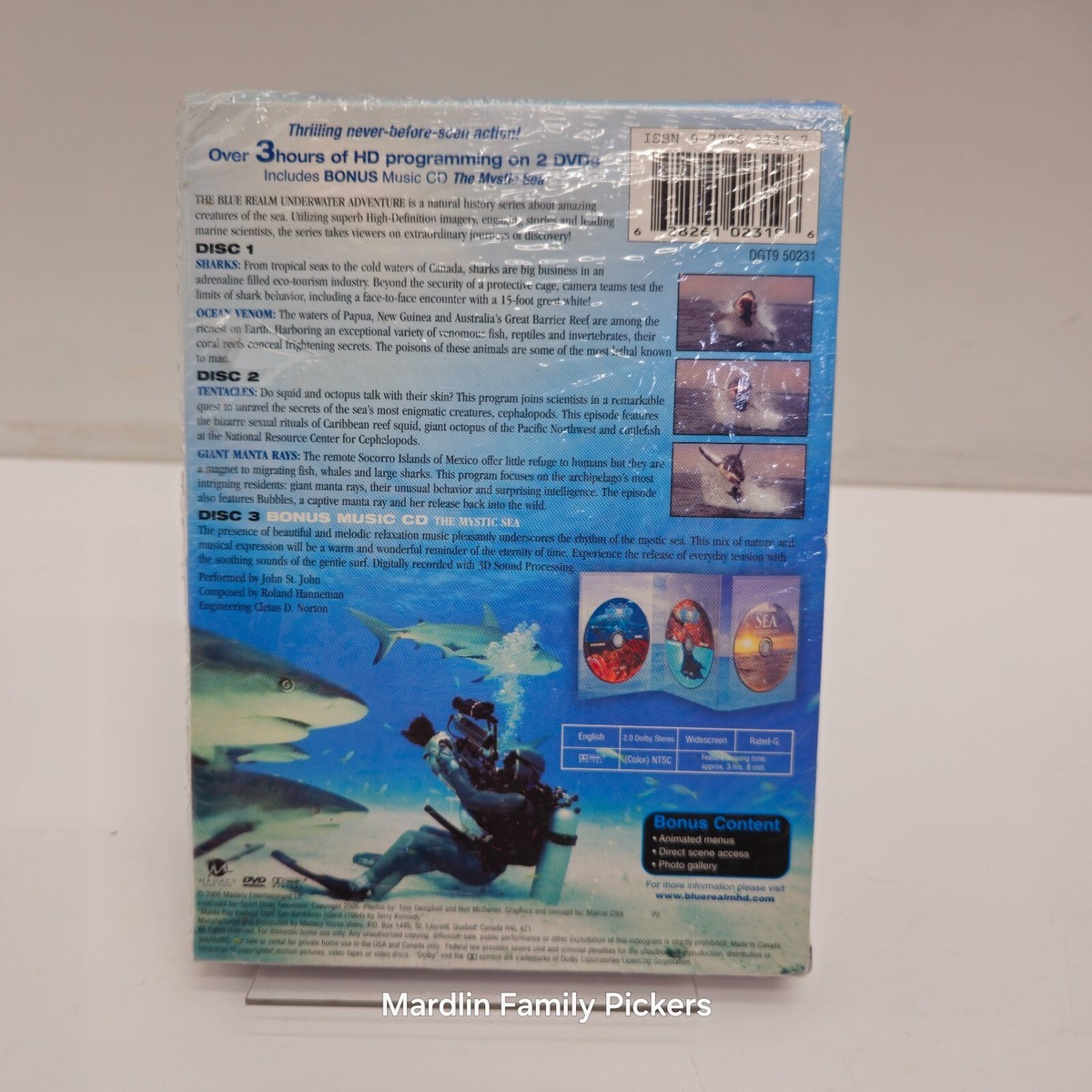 The Blue Realm - Underwater Adventure (DVD, 2005, 2-Disc Set, with