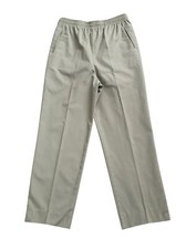 KORET Womens Size 10 Vintage Olive Green Pull On Pants 27" Inseam Elastic Waist