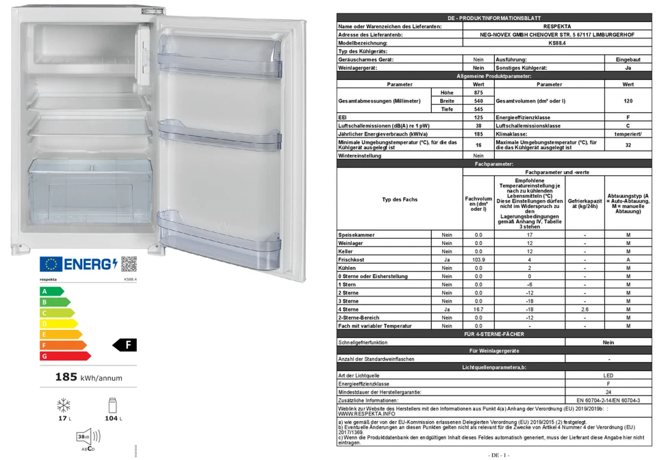 Küche Küchenzeile Winkelküche grifflos Weiß Lorena 280 x 172 cm Respekta - Bild 2 von 4