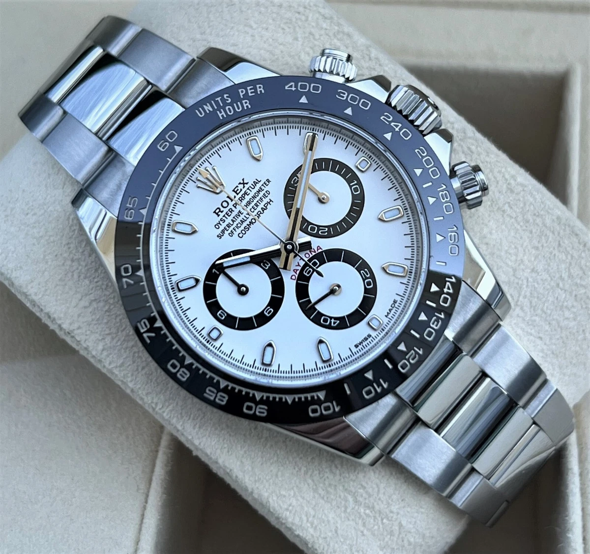 Rolex daytona stainless steel ceramic bezel sale