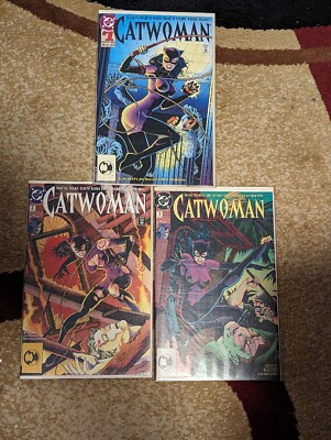 Catwoman #1-3 + 18 DC COMICS 1993 Life Lines  J Duffy J Balent D Giordano NM/VF+