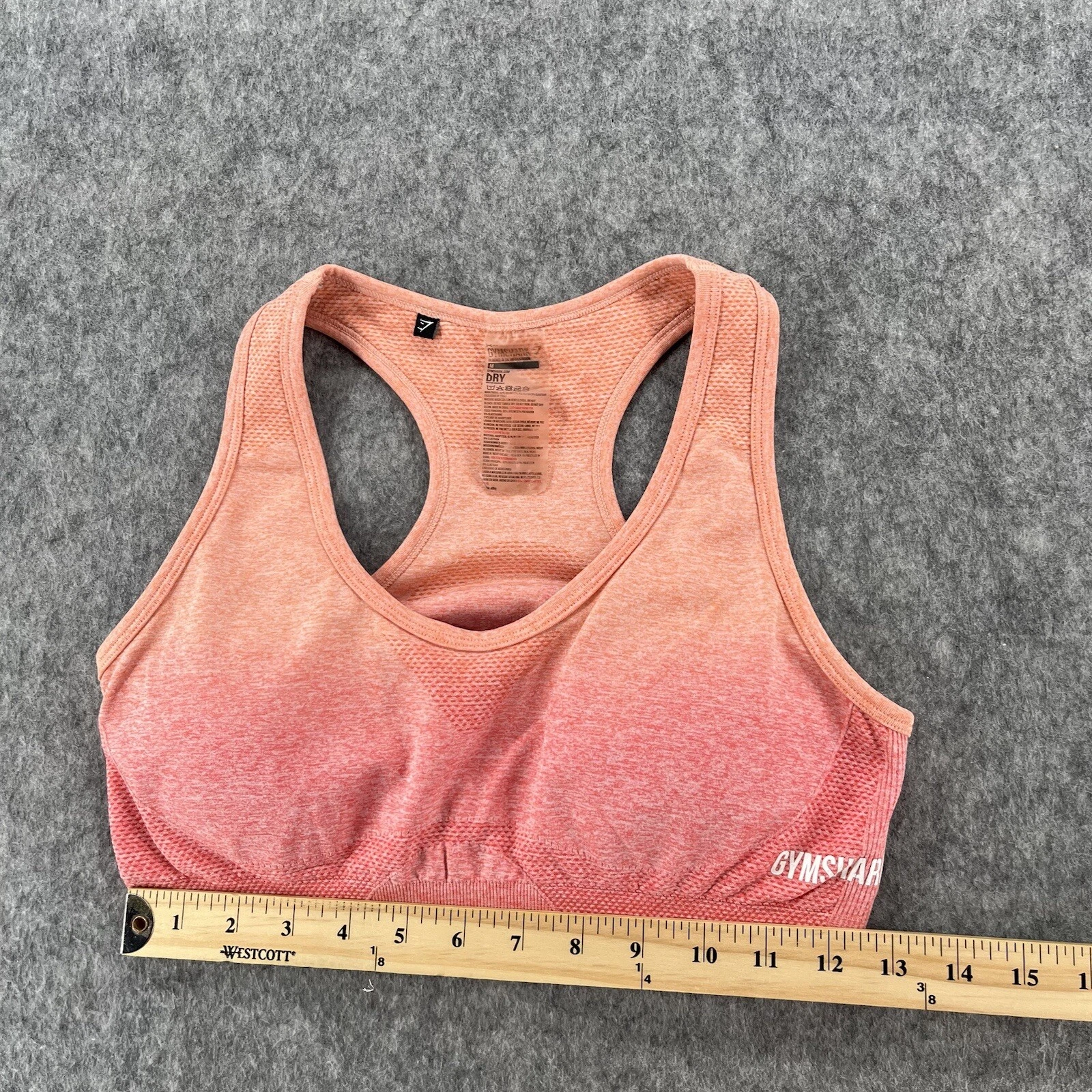 gymshark dry ombre tank-bra