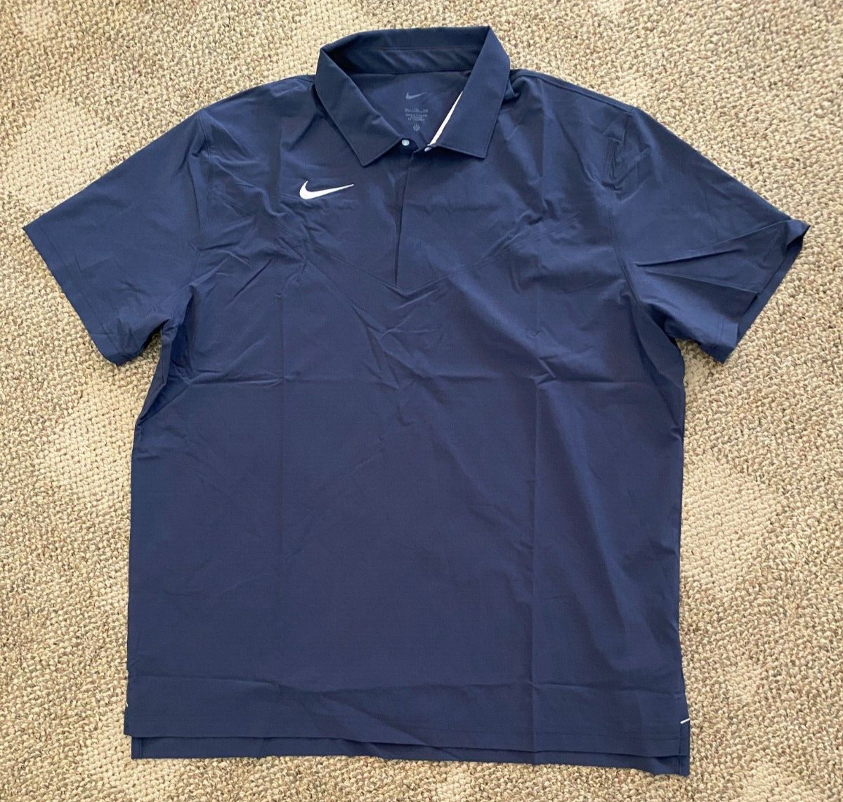Polo Shirt Nike Coach Nike Mens NAVY Penn State Nittany Lions